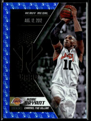 Panini 2015 Panini Kobe HeroVillain - Blue Larry O'Brien Trophy Channel the Villain # 17 Kobe Bryant