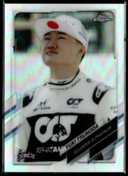 Topps 2021 Topps Chrome Formula 1 Racing Refractor #49 Yuki Tsunoda