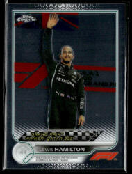 Topps 2022 Topps Chrome Formula 1 Racing GRAND PRIX WINNERS #170 Lewis Hamilton