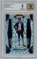 Panini 2017-06 Panini Prizm Autographs Fast Break BGS - 9 Mint ( AU 10 ) #85 Justin Patton