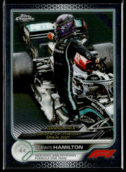 Topps 2022 Topps Chrome Formula 1 Racing GRAND PRIX DRIVER OF THE DAY #176 Lewis Hamilton