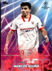 Topps 2021 Topps Football Festival by Steve Aoki UEFA Champions League Laser #MA Marcus Acuna