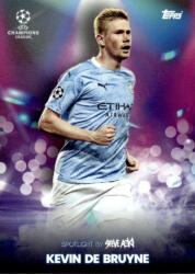 Topps 2021 Topps Football Festival by Steve Aoki UEFA Champions League Spotlight #KDB Kevin De Bruyne