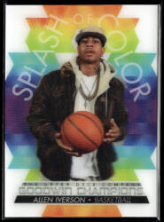 Topps 2022-23 Upper Deck Goodwin Champions Splash of Color 3D Lenticular 1: 178 #LS-AI Allen Iverson
