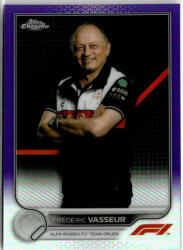Topps 2022 Topps Chrome Formula 1 Racing Purple Refractor #107 Frédéric Vasseur 075/399