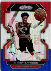 Panini 2021-22 Panini Prizm Red White and Blue Prizms #112 Christian Wood
