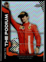 Topps 2021 Topps Chrome Formula 1 Racing Path to the Podium #PTP-CL Charles Leclerc