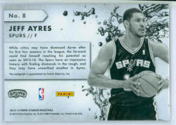 Panini 2013-14 Panini Titanium New Wave Autograph #8 Jeff Ayres RC AU