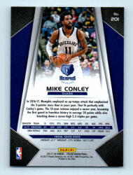 Panini 2017-18 Prizm Basketball Base # 201 Mike Conley