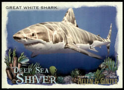 Topps 2021-22 Topps Allen and Ginte Deep Sea Shiver #DSS-1 Great White Shark