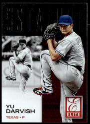 Panini 2015-2016 Panini Elite Stature #6 Yu Darvish