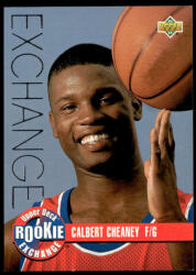 Upper Deck 1993-94 Upper Deck Rookie Exchange #RE6 Calbert Cheaney