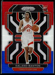 Panini 2021-22 Panini Prizm Red White and Blue Prizms #328 Dalano Banton