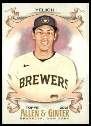 Topps 2021-22 Topps Allen and Ginter #80 Christian Yelich