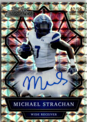 Wild Card 2021 Wild Card Alumination Autographs - Holo Lux Silver #ABC-A Michael Strachan 42/99