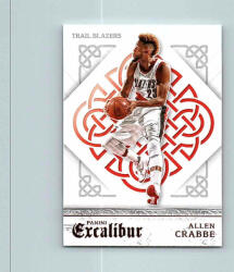 Panini 2015-16 Excalibur Base #40 Allen Crabbe