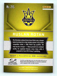 Panini 2016 Panini Panini Uefa Euro Prizm Base #215 Ruslan Rotan