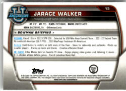 Topps 2022-23 Bowman Chrome University #14 Jarace Walker