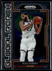 Panini 2021-22 Panini Prizm Global Reach #9 Rudy Gobert
