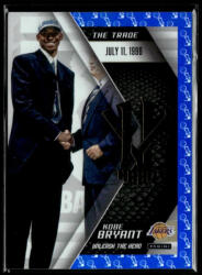 Panini 2015 Panini Kobe HeroVillain - Blue Larry O'Brien Trophy Unleash the Hero # 1 Kobe Bryant