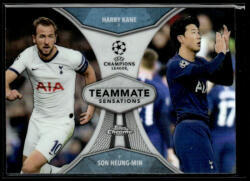 Topps 2019 Topps Chrome UEFA Champions League Teammate Sensations #TS-KH Harry Kane/Heung-Min Son