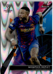 Topps 2021 Topps Finest UEFA Champions League Ray Wave Refractor #15 Memphis Depay 103/199