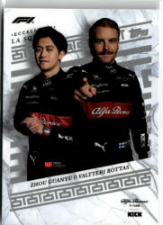 Topps 2023 Topps Eccellenza Formula 1 La Squadra #AR Zhou Guanyu/Valtteri Bottas