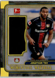 Topps 2018-19 Topps Museum Collection Bundesliga Momentous Material Jumbo Relics #MMJR-JT Jonathan Tah 28/50