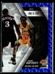 Panini 2015 Panini Kobe HeroVillain - Blue Larry O'Brien Trophy Unleash the Hero # 6 Kobe Bryant