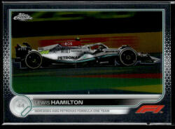Topps 2022 Topps Chrome Formula 1 Racing #111 Lewis Hamilton