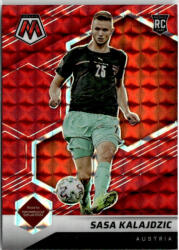 Panini 2021 Panini Mosaic Road to the FIFA World Cup Qatar Red Mosaic Prizm #133 Sasa Kalajdzic