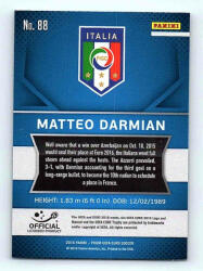 Panini 2016 Panini Panini Uefa Euro Prizm Base #88 Matteo Darmian