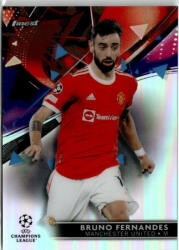 Topps 2021-22 Topps Finest UEFA Champions League Refractor #66 Bruno Fernandes