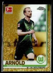 Topps 2019-20 Topps Chrome Bundesliga Gold Refractor #29 Maximilian Arnold 03/50