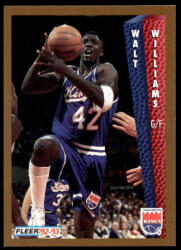 Fleer 1992-93 Fleer #424 Walt Williams