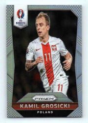 Panini 2016-17 Panini Uefa Euro Prizm Base Silver Prizms #143 Kamil Grosicki