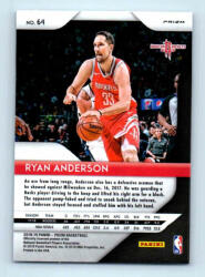 Panini 2018-19 Panini Prizm Ruby Wave # 64 Ryan Anderson