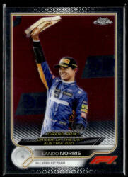 Topps 2022 Topps Chrome Formula 1 Racing GRAND PRIX DRIVER OF THE DAY #181 Lando Norris
