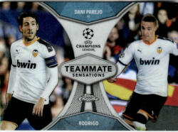 Topps 2019 Topps Chrome UEFA Champions League Teammate Sensations #TS-PR Rodrigo/Dani Parejo