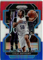 Panini 2021-22 Panini Prizm Red White and Blue Prizms #121 Cole Anthony