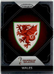 Topps 2022 Panini Prizm World Cup Team Badges #32 Wales