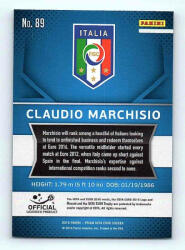 Panini 2016 Panini Panini Uefa Euro Prizm Base #89 Claudio Marchisio