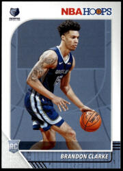 Panini 2019-20 Hoops #217 Brandon Clarke