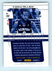Panini 2013-14 Panini Prizm Base #190 Tony Allen