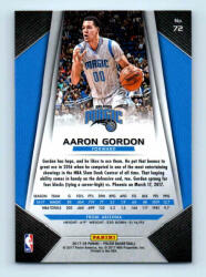 Panini 2017-18 Prizm Basketball Base # 72 Aaron Gordon