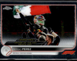 Topps 2022 Topps Chrome Formula 1 Racing #189 Sergio Perez
