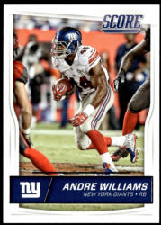 Panini 2016 Score #211 Andre Williams