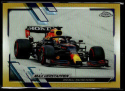 Topps 2021 Topps Chrome Formula 1 Racing Gold/Purple Refractor #98 Max Verstappen