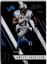 Panini 2016 Panini Absolute #72 Ameer Abdullah
