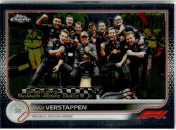 Topps 2022 Topps Chrome Formula 1 Racing #155 Max Verstappen